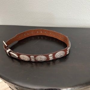Matta Leather and concho belt